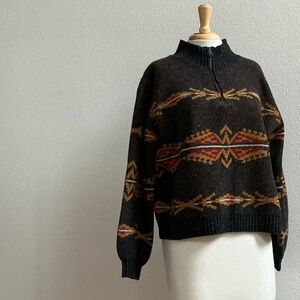 Pendleton Quarter Zip Merino Sweater